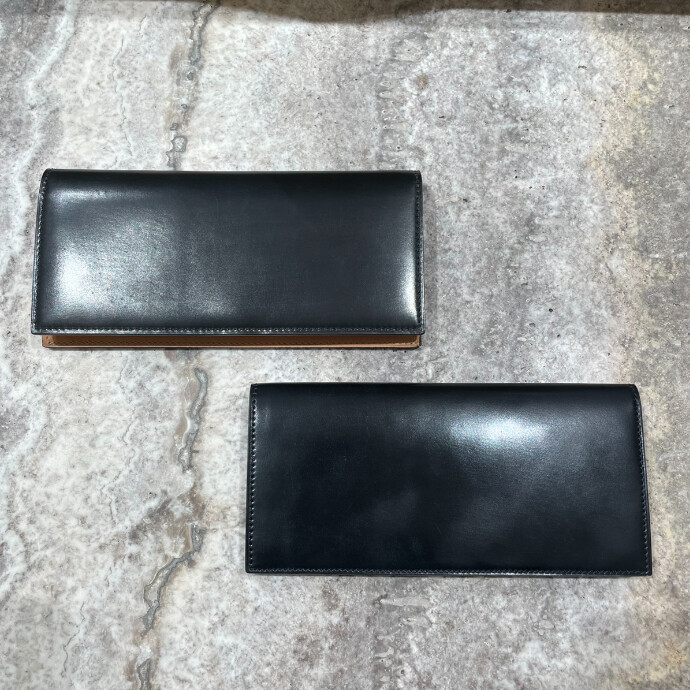 フラソリティ ホーウィン シェルコードバン 長財布 小銭入れ付き 財布 Flathority
