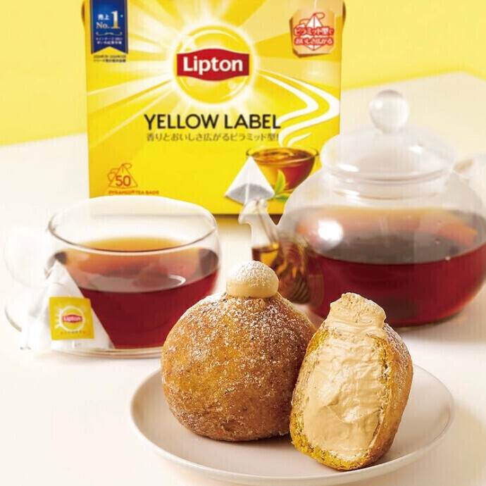 リプトンxUNIDONUTS！限定生ドーナツが登場です。