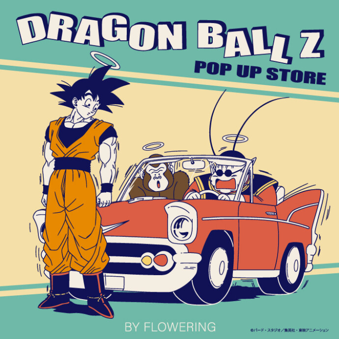 DRAGON BALL Z POP UP STORE BY FLOWERING