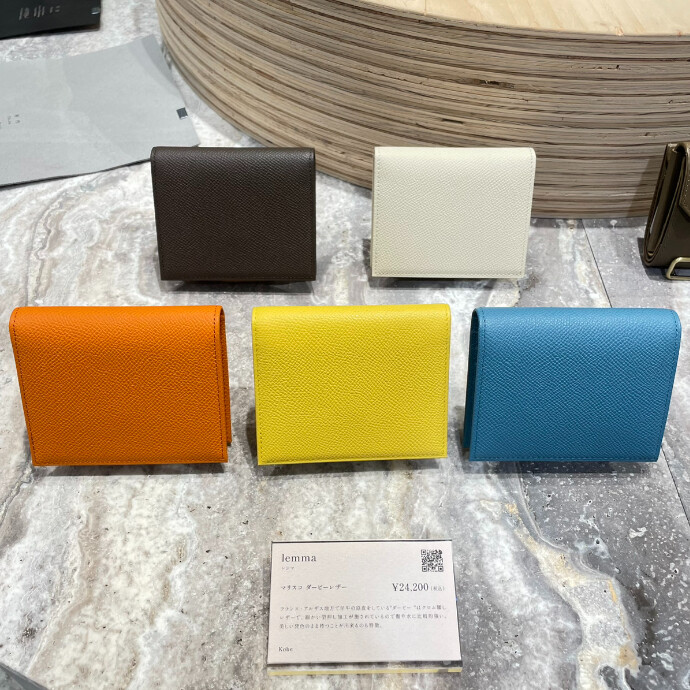 レンマ Marisco マリスコ ヴォーエプソン ダービー マネークリップ財布 コンパクト財布 lemma