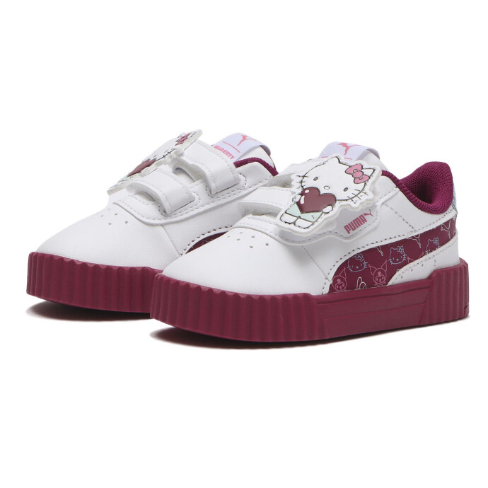 【PUMA】キャリーナ 3.0 HK&FR 2 V インファント 01WH/BERRY