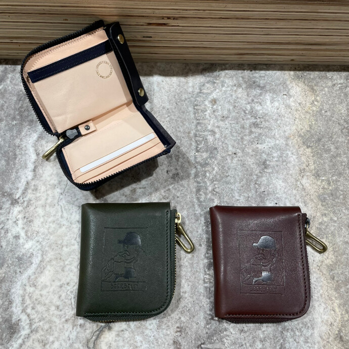 ビアベリー SMALL ROUND WALLET 二つ折り財布 BEERBELLY