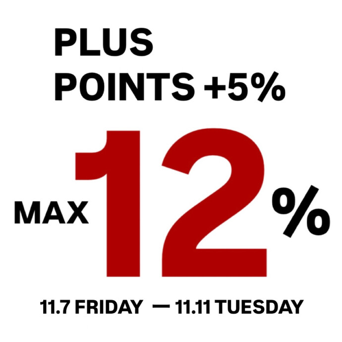 PLUS POINTS +5%