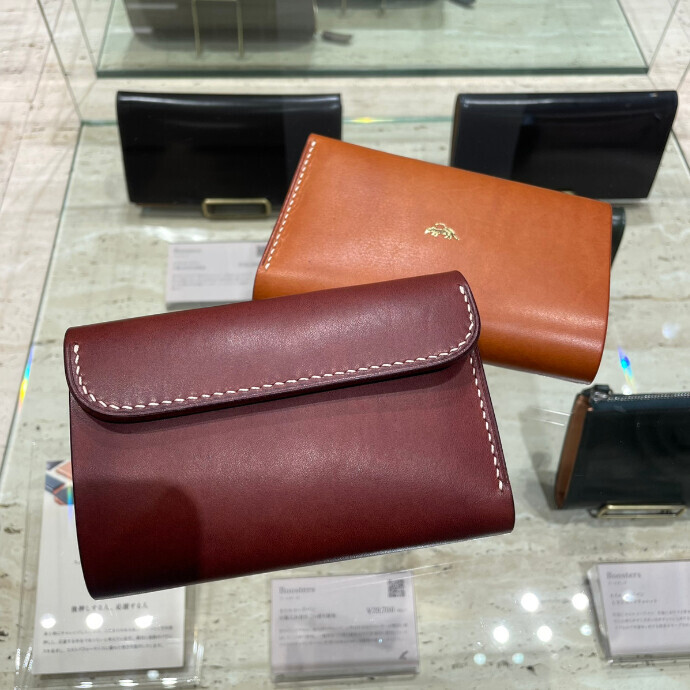 ジャコウ 縦型カード収納三つ折り財布 jacou