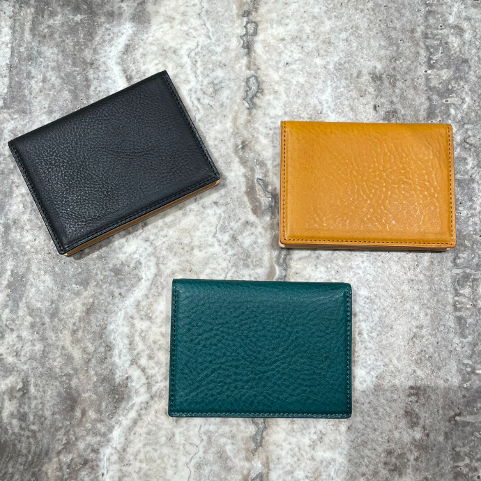 シンレザーズ 二つ折り定期入れ sinleathers