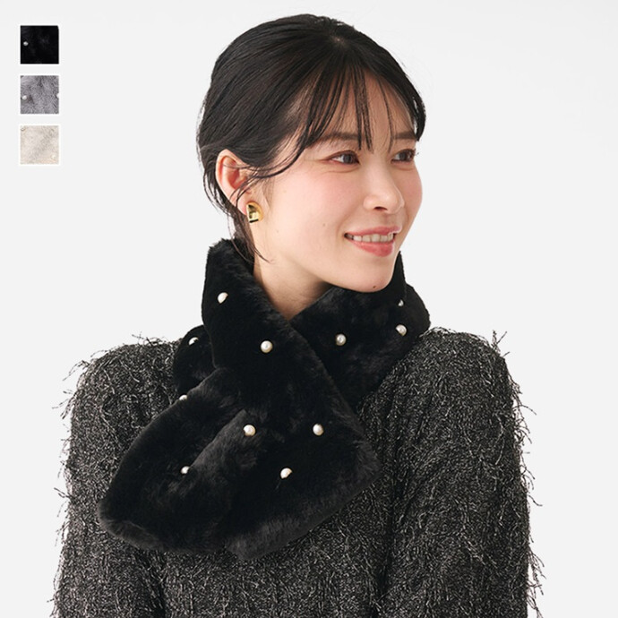 エコファーパール付ティペット