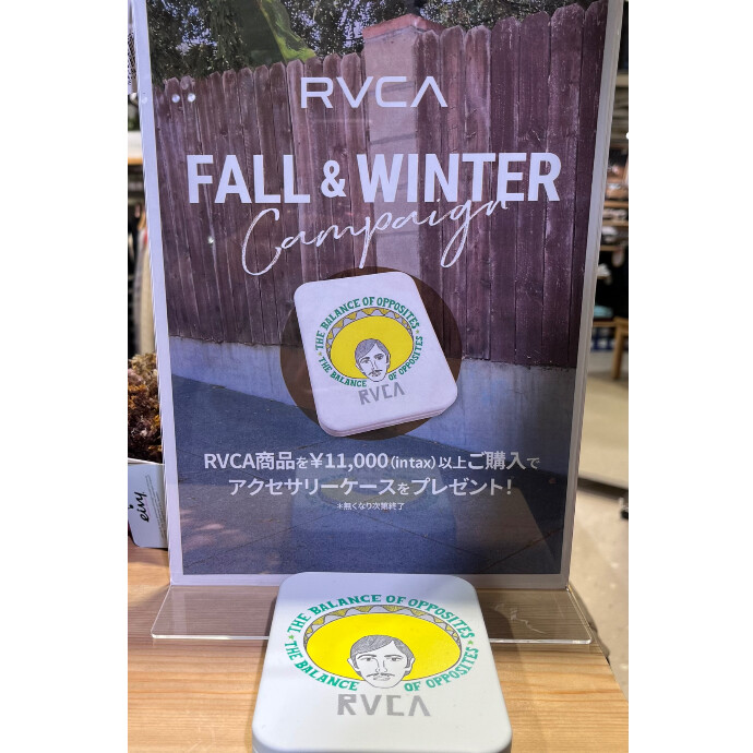 【RVCA】FALL & WINTER キャンペーン開催！