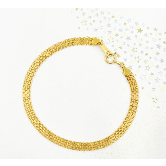 K18ビスマルクチェーンブレスレット