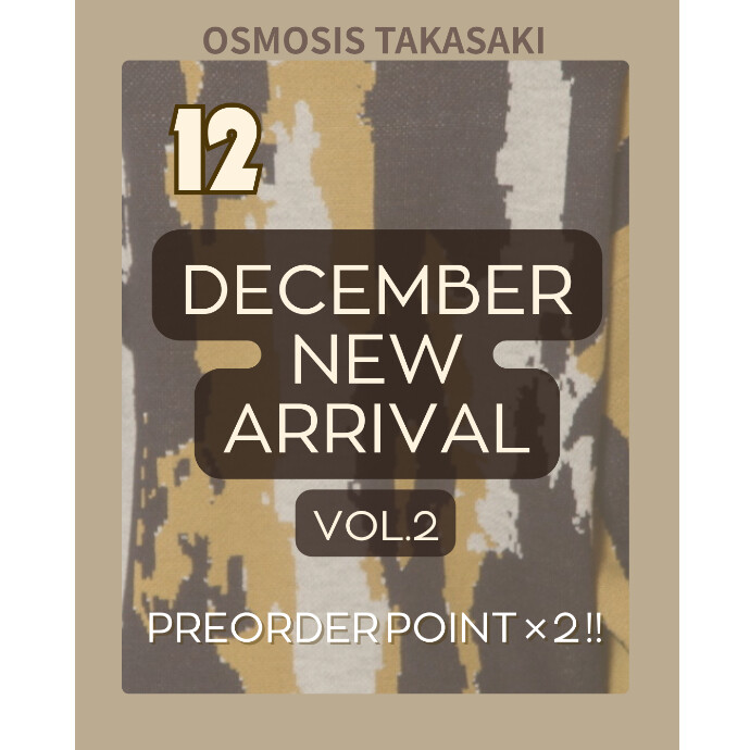 12月 PRE ORDER ITEM