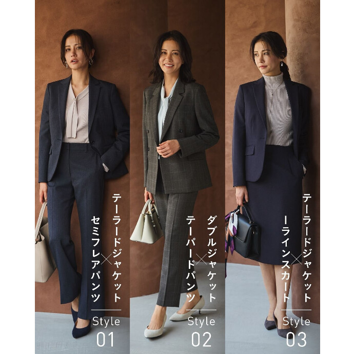 4Fスーツスクエア　【きちんと見え×快適を叶えるウールライクシリーズ】