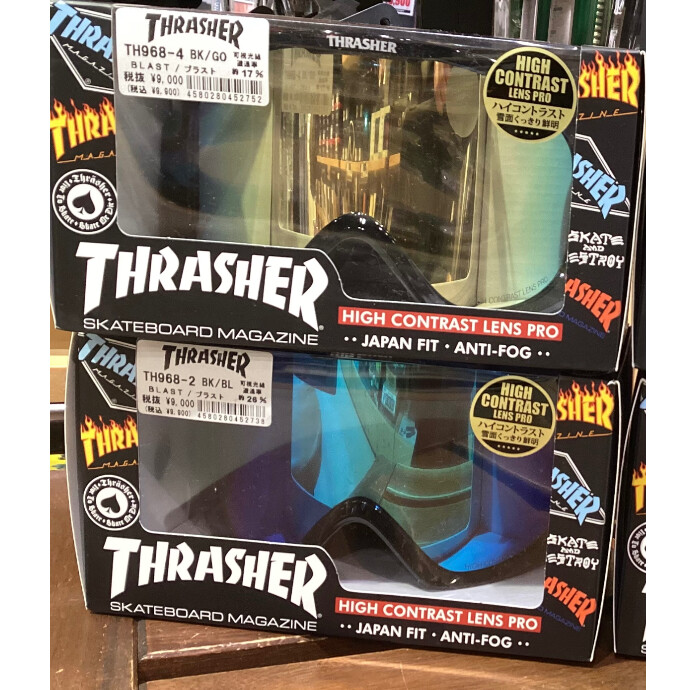 THRASHERから、スノーゴーグルが新発売！