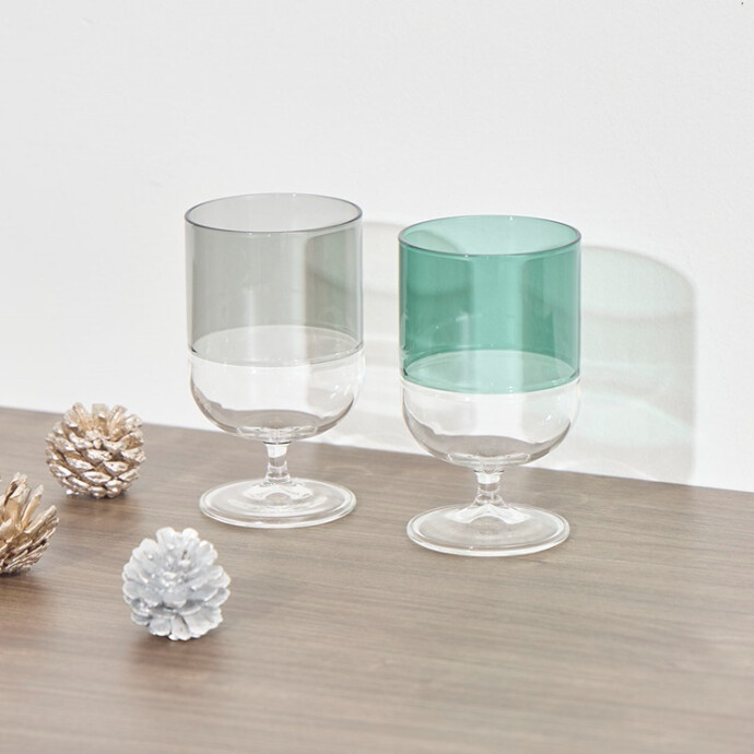 ツートーン耐熱ゴブレット