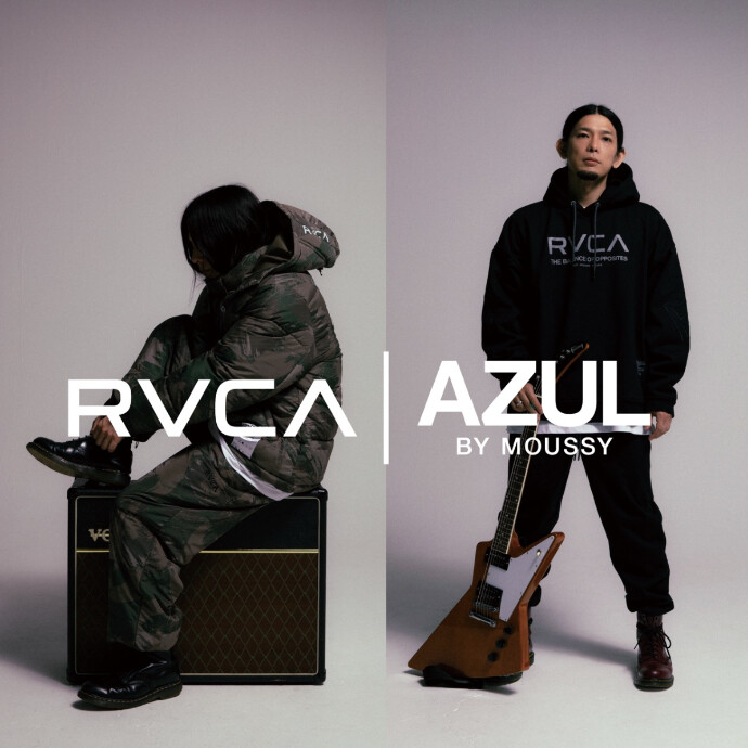 AZUL BY MOUSSYが「RVCA（ルーカ）」との冬のコラボレーションアイテムを12月8日(月)より発売開始！