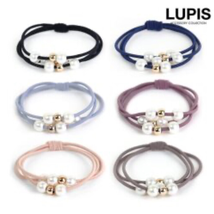 パールとビーズが輝く✨ヘアゴム