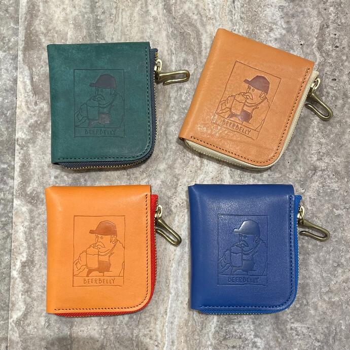 ビアベリー SMALL ROUND WALLET 二つ折り財布 BEERBELLY