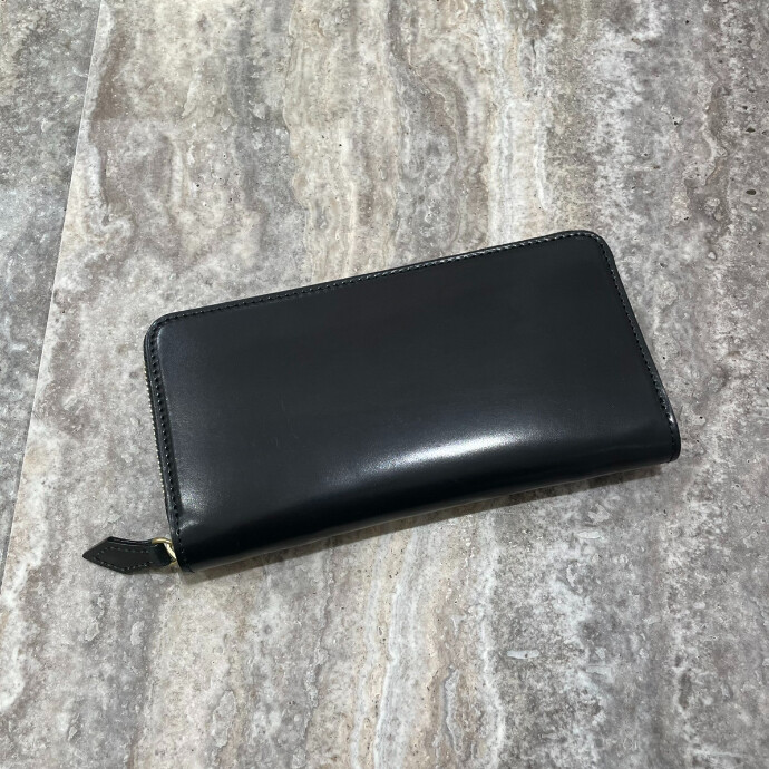 フラソリティ ホーウィン シェルコードバン ラウンド財布 FS-709 Flathority