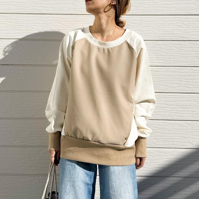 フェイクレザートップス