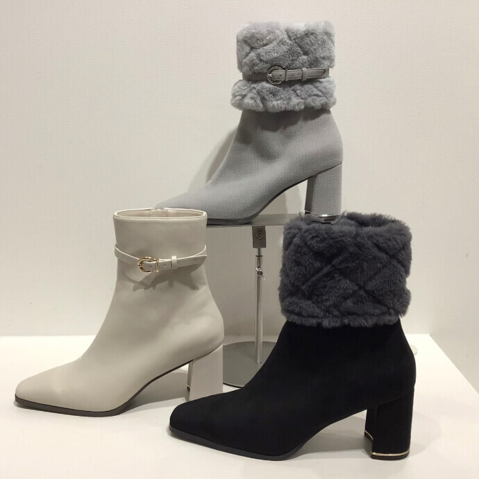 ✨4WAY✨キルティングファーブーツ👢☁️