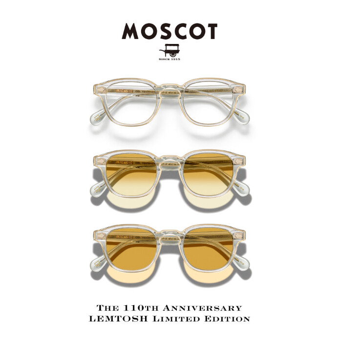 MOSCOT（モスコット）より創業110周年を記念した限定モデル入荷。