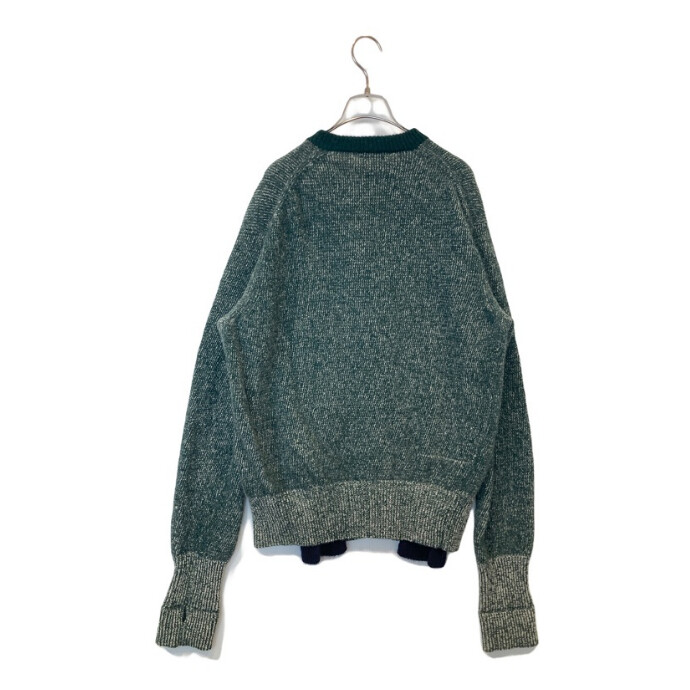 MAATEE&SONS / 強撚ひょっとこクルーネックカーディガン MAATEE&SONS / マーティーアンドサンズ】強撚ひょっとこクルーネック