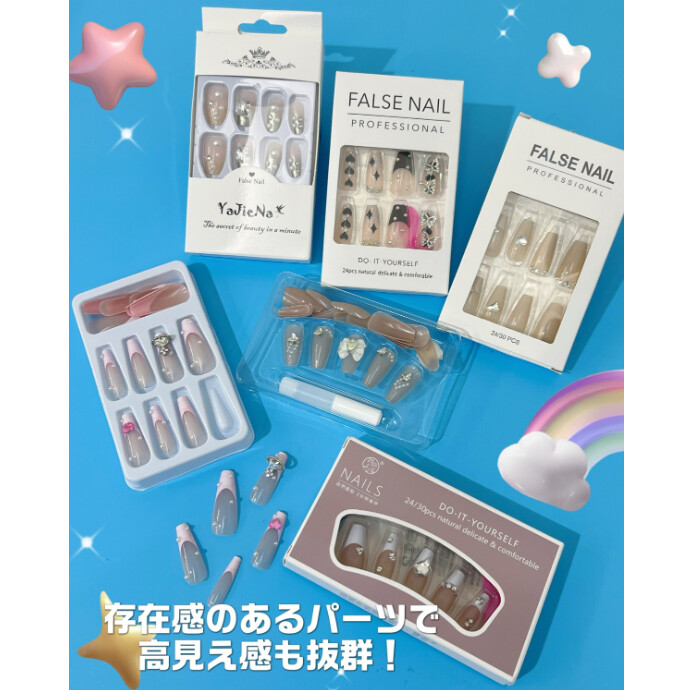 ♡ᱹ ” 新作ネイルチップが入荷中！ ” ⬞ 🐇‌