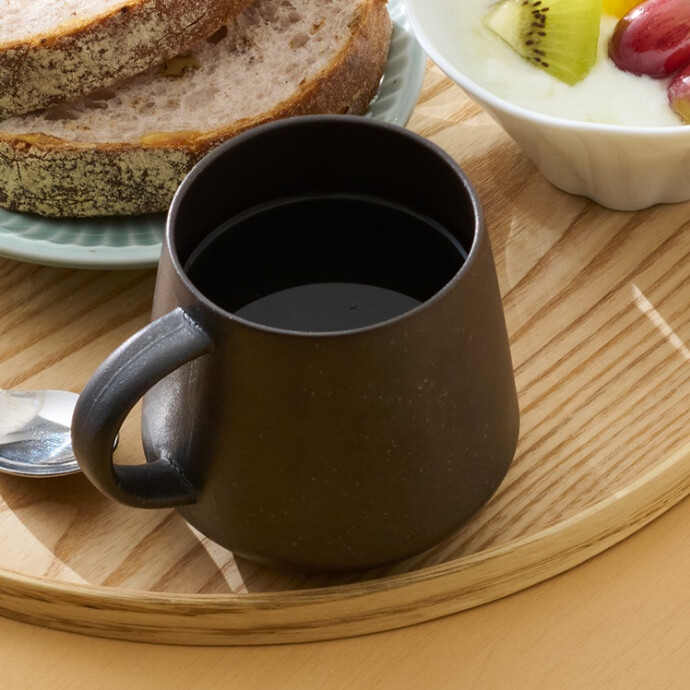 【美濃焼】 DENK マグカップ ブラック