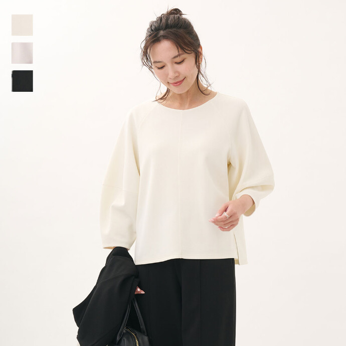 コクーンスリーブカットトップス