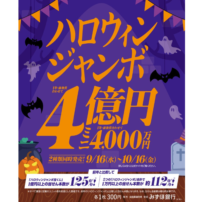 サマージャンボ宝くじ発売！