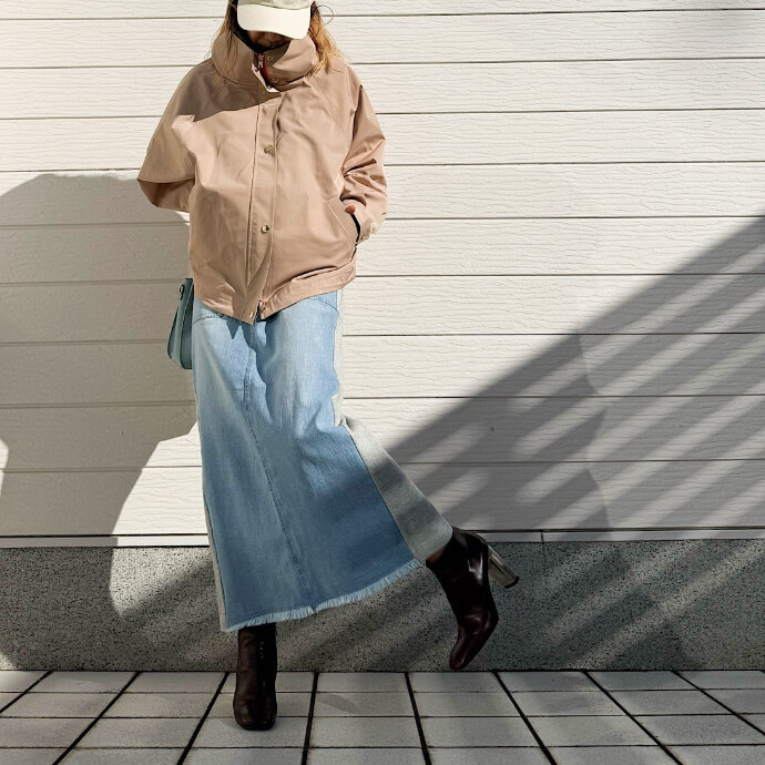 ドルマンリラックスブルゾン