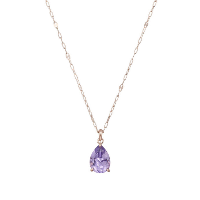 2月誕生石💎 アメシスト ネックレス✨