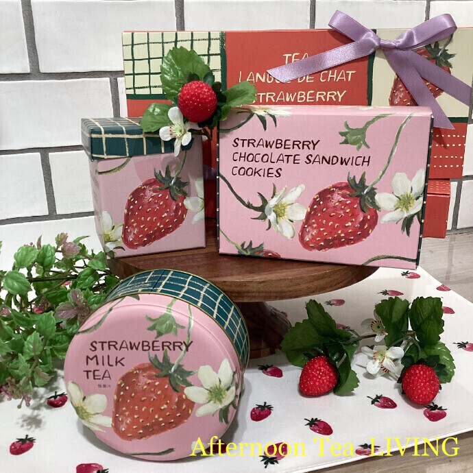 ストロベリーフレーバーのお菓子＆紅茶が入荷しました！
