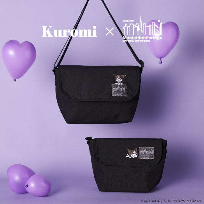 2/7(土) 発売　Manhattan Portage × KUROMI