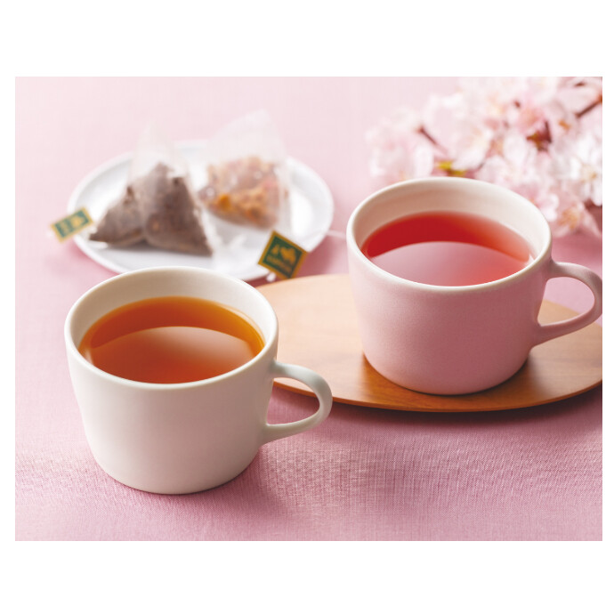 ノンカフェイン＆ローカフェインの「桜のお茶」