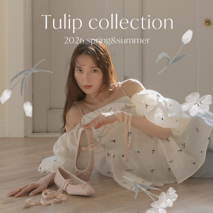 【RANDA（ランダ）】ロマンティックなモチーフを都会的なバランスで再構築 “Tulip collection”〈2月13日（金）発売開始〉