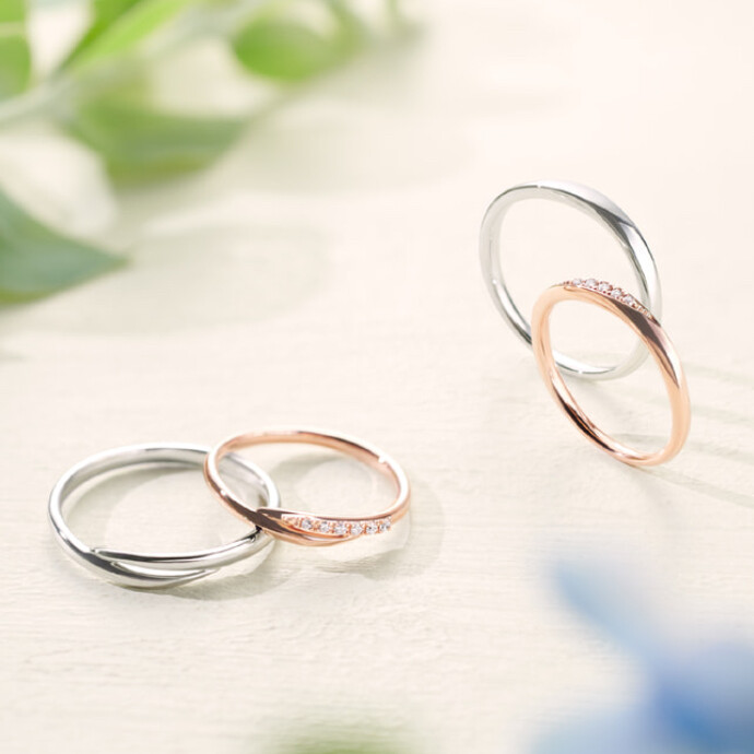 人気のK 10ペアリング✨　「 紬 (つむぎ) 」