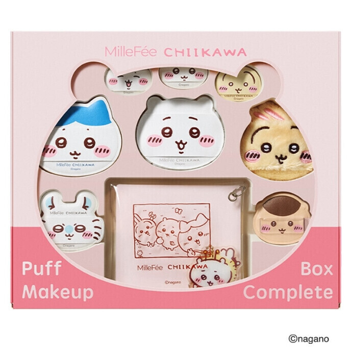 可愛い！MilleFee ミルフィー ちいかわメイクパフコンプリートボックス