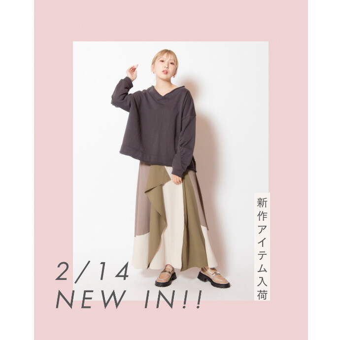 2/14(土) NEW IN!!