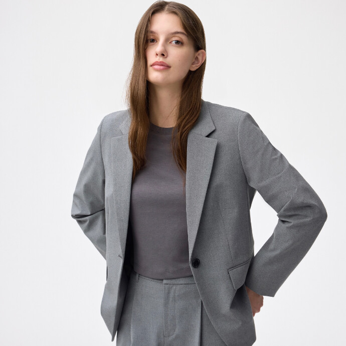 ウォッシャブルテーラードジャケット_W