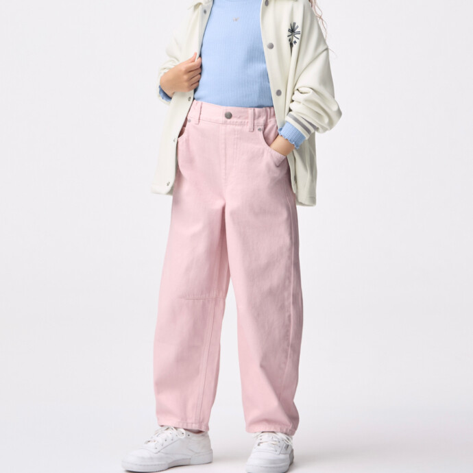 バレルレッグジーンズ（ラインストーン）