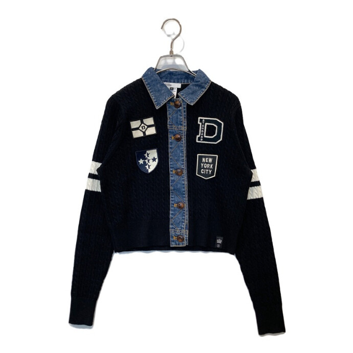 【DOUBLE STANDARD CLOTHING / ダブルスタンダードクロージング】ドッキングデニムニット