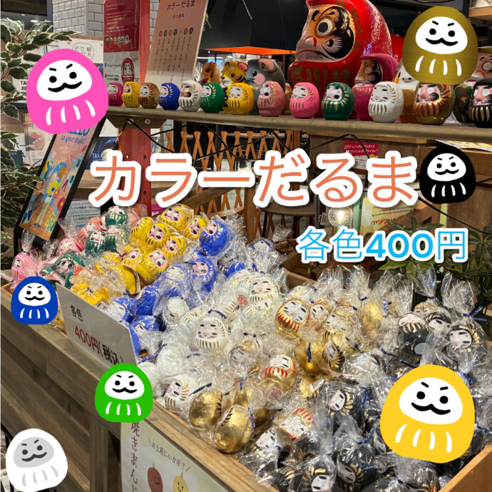 カラーだるま全種ご紹介！