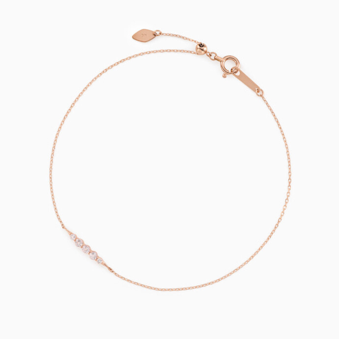 【ホワイトデーにオススメ‼︎ 】春先取り🌸サクラカラーのモルガナイトブレスレット