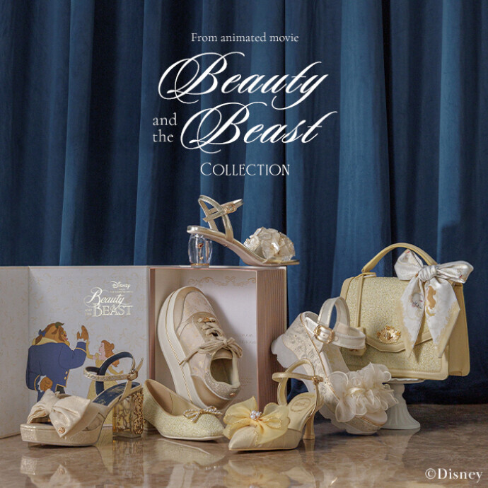 【RANDA（ランダ）】ディズニー・アニメーション映画『美女と野獣』 こだわりのディテールを詰め込んだアイテムが7型登場！ 〈3月6日（金）発売予定〉
