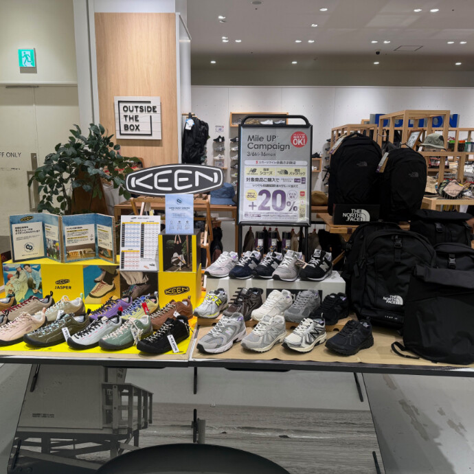 ニューバランスシューズ・ノースフェイスバッグ　マイル＋20％還元！！