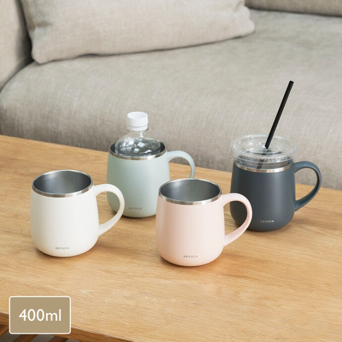 食洗機対応 pomaステンレスマグ 400ml