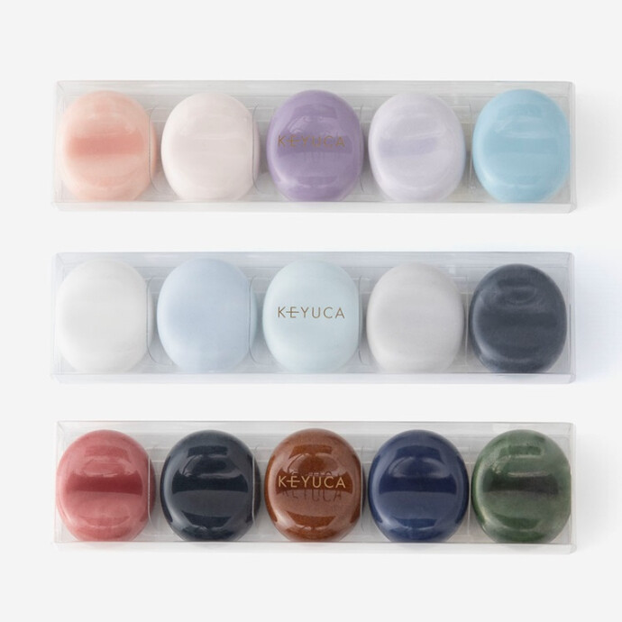 シンプル カラー箸置き 5個セット