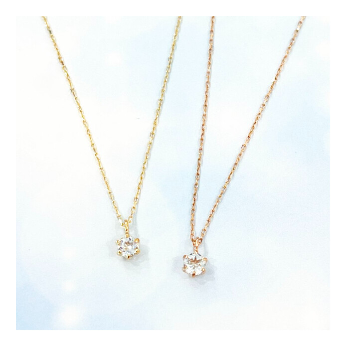 3月誕生石☆アクアマリンネックレス