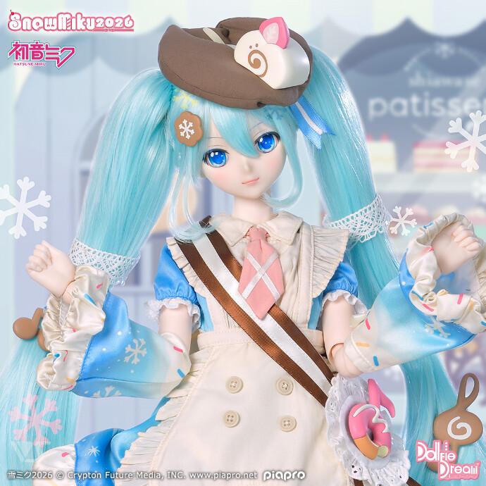 ドルフィードリーム用ドレスセット『「Sweet Snow」セット』は3月22日（日）までご予約受付中です♪