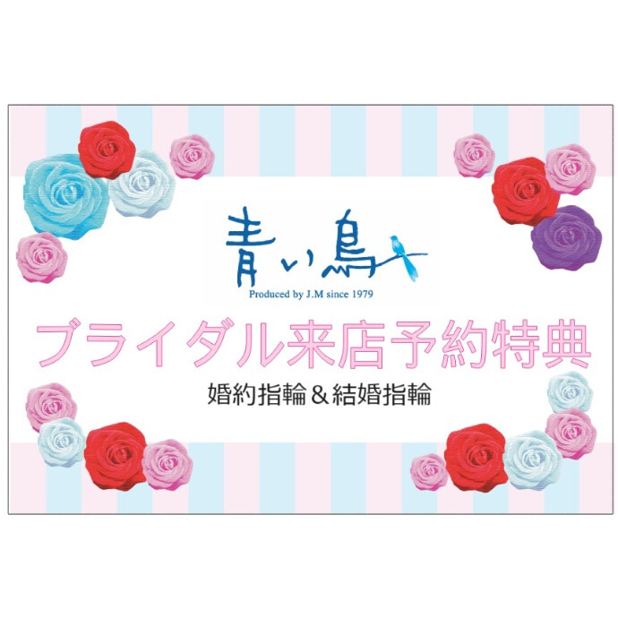 青い鳥☆ブライダル来店予約特典!!