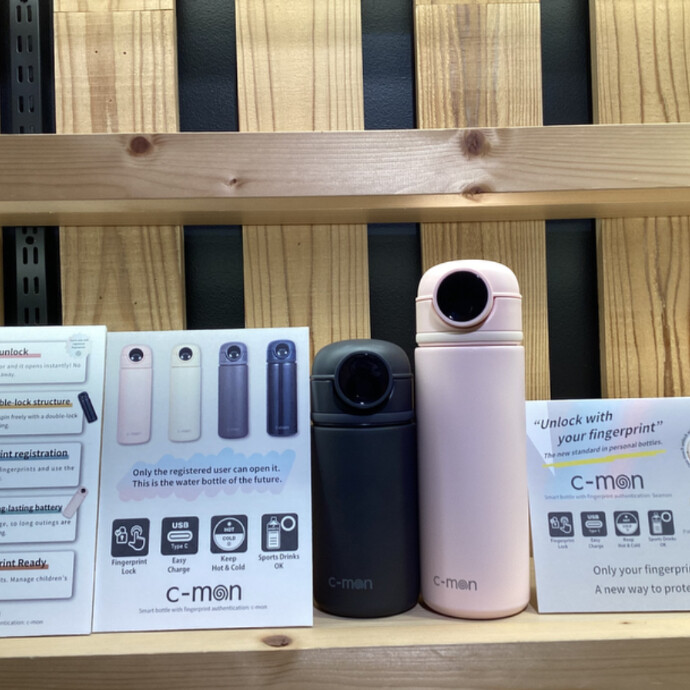 【話題の指紋認証ボトル「c-mon」入荷！】